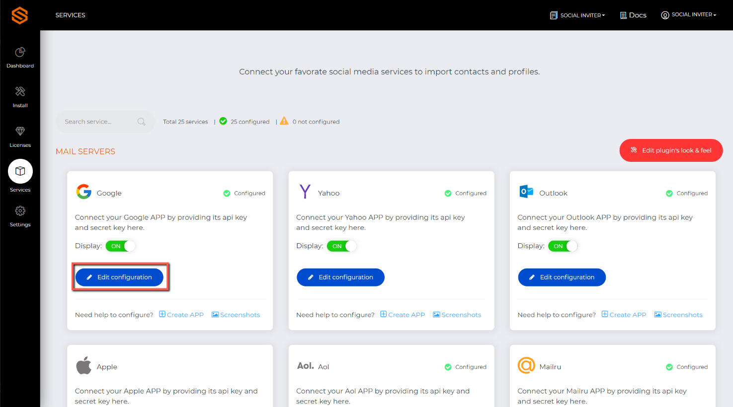 Import contacts from iCloud