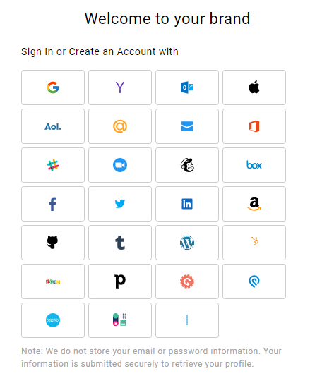 Improved registration with social login